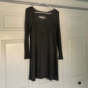 Billabong Cutout long sleeve dress, grey xs